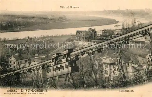 AK / Ansichtskarte Loschwitz_Dresden Schwebebahn Loschwitz Dresden