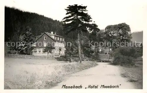 AK / Ansichtskarte Manebach Hotel Moosbach Manebach