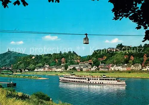 AK / Ansichtskarte Motorschiffe Trier Kabinenbahn Universit 