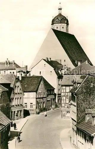 AK / Ansichtskarte Neustadt_Orla Ortsansicht Kirche Neustadt_Orla