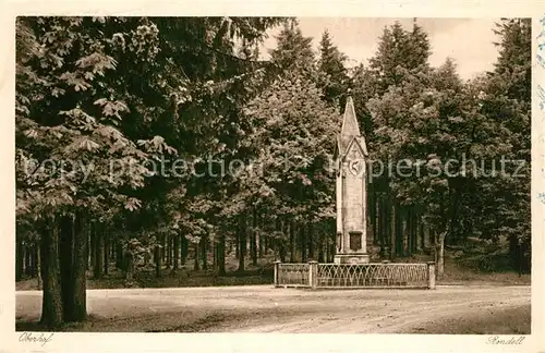 AK / Ansichtskarte Oberhof_Thueringen Partie am Rondell Oberhof Thueringen