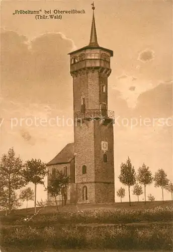 AK / Ansichtskarte Oberweissbach Froebelturm Oberweissbach