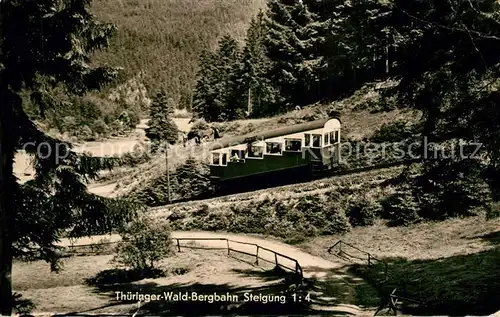 AK / Ansichtskarte Oberweissbach Thueringer Wald Bergbahn Oberweissbach