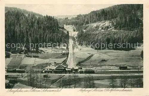 AK / Ansichtskarte Obstfelderschmiede Bergbahn Eisenbahnwagen Obstfelderschmiede