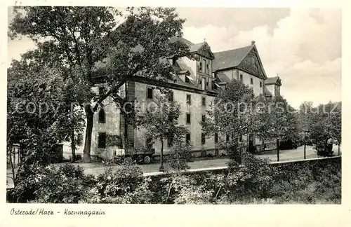 AK / Ansichtskarte Osterode_Harz Kornmagazin Osterode_Harz