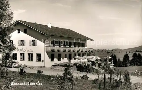 AK / Ansichtskarte Osterreinen_Forggensee Gasthof Pension Sonnenhof am See Osterreinen_Forggensee