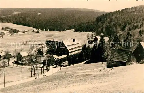 AK / Ansichtskarte Rehefeld Zaunhaus FDGB Ferienheim Aufbau Landschaftspanorama Rehefeld Zaunhaus