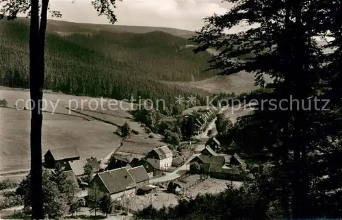 AK / Ansichtskarte Riefensbeek Kamschlacken Hotel Pension Zum Weissen Hirsch Riefensbeek Kamschlacken