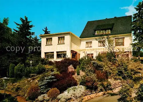 AK / Ansichtskarte Rossbach_Wied Hotel Haus Tanneck Rossbach Wied