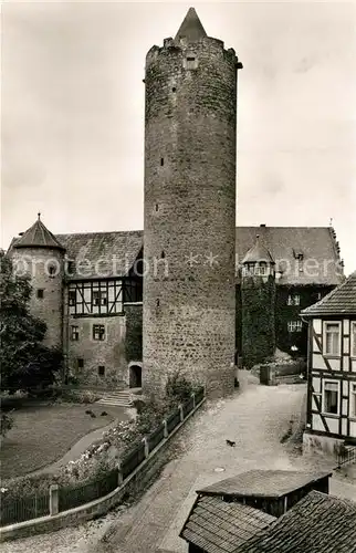 AK / Ansichtskarte Schlitz Hinterturm mit Hinterburg Burgenstadt Schlitz