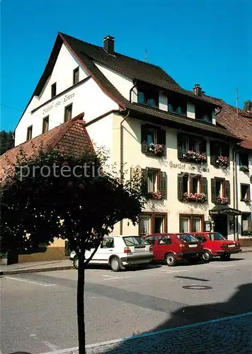 AK / Ansichtskarte Schoenau_Schwarzwald Gasthof Vier Loewen Schoenau Schwarzwald