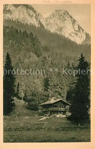 AK / Ansichtskarte Schwangau Berggasthof Bloeckenau Schwangau