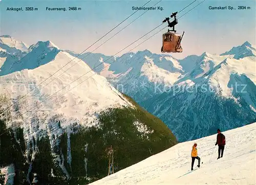 AK / Ansichtskarte Seilbahn Badgastein Stubnerkogel Seilbahn