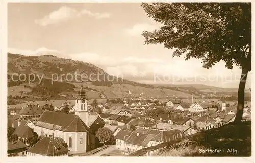 AK / Ansichtskarte Sonthofen_Oberallgaeu Panorama Sonthofen Oberallgaeu