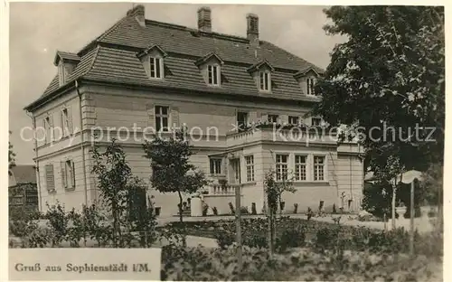 AK / Ansichtskarte Sophienstaedt Villa Sophienstaedt