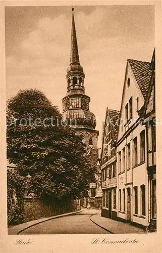 AK / Ansichtskarte Stade_Niederelbe Cosmaekirche Stade Niederelbe