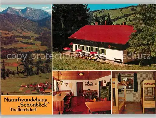 Thalkirchdorf Naturfreundehaus Schoenblick Landschaftspanorama Allgaeuer Alpen Thalkirchdorf