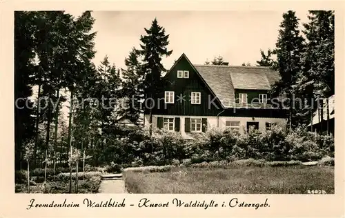 Waldidylle Fremdenheim Waldblick Waldidylle