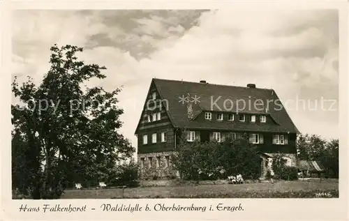 Waldidylle Haus Falkenhorst Waldidylle