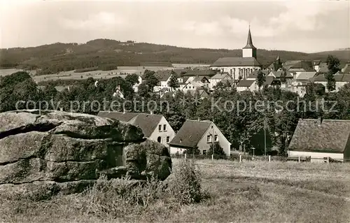 Weissenstadt Blick von der Elisenhoehe Weissenstadt