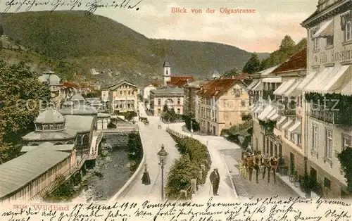 Wildbad_Schwarzwald Blick von der Olgastrasse Wildbad_Schwarzwald