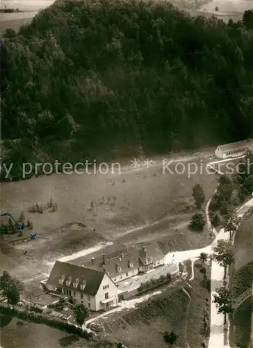 Wirsberg Kreisjugendheim mit Jugendherberge Fliegeraufnahme Wirsberg