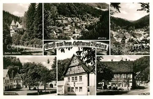 Wirsberg Goldene Adlerhuette Panorama Marktplatz Rathaus Hotel Post Schorgasttal Wirsberg