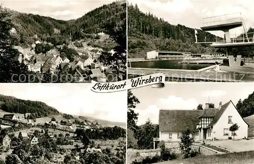 Wirsberg Panorama Schwimmbad Gasthaus Wirsberg