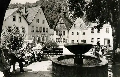 Wirsberg Ortspartie Brunnen Wirsberg