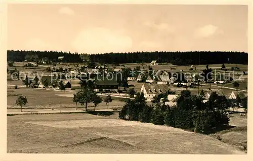 Zinnwald Georgenfeld Panorama Handabzug Zinnwald Georgenfeld