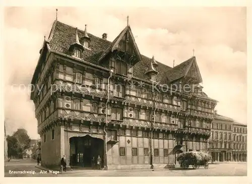 AK / Ansichtskarte Braunschweig Alte Waage Braunschweig