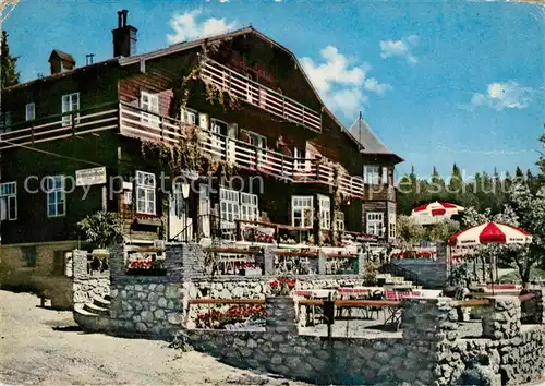 AK / Ansichtskarte Hohe_Wand Alpengasthof Kohlroeserlhaus Hohe_Wand