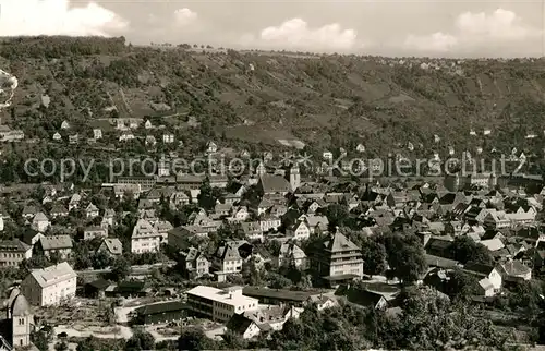 AK / Ansichtskarte Kuenzelsau Blick ueber die Stadt Kuenzelsau