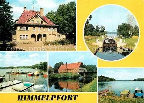 AK / Ansichtskarte Himmelpfort FDGB Erholungsheim Werner Schaumann Schleuse Stolpsee Brauhaus Haussee Himmelpfort