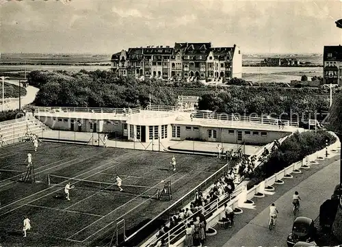 AK / Ansichtskarte Westende Tennisanlage Westende