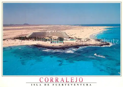 AK / Ansichtskarte Corralejo Hotel Tres Islas Fliegeraufnahme Corralejo