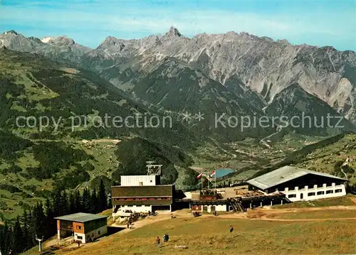 AK / Ansichtskarte Schruns_Vorarlberg Bergstation Kapellalpe Restaurant mit Sonnenterrasse Alpenpark Montafon Schruns Vorarlberg