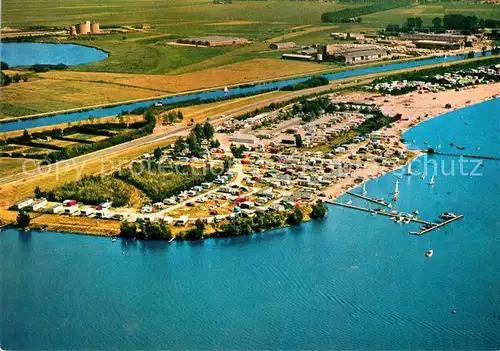 AK / Ansichtskarte Elburg Strandbad Fliegeraufnahme Elburg