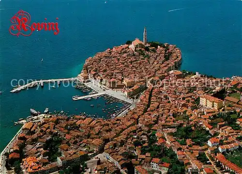 AK / Ansichtskarte Rovinj_Rovigno_Istrien Fliegeraufnahme 