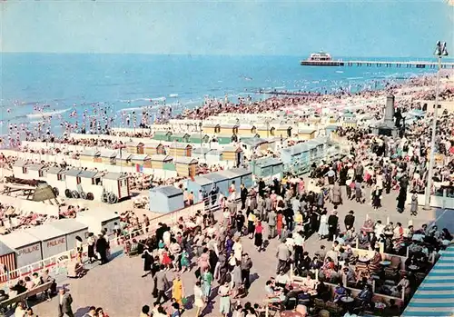 AK / Ansichtskarte Blankenberge Zeedijk en pier Blankenberge