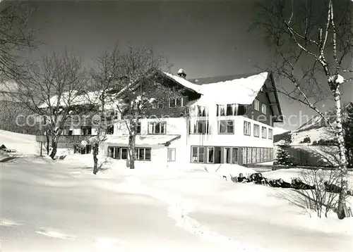 AK / Ansichtskarte Riezlern_Kleinwalsertal_Vorarlberg Ferienheim der Uni Frankfurt Riezlern_Kleinwalsertal