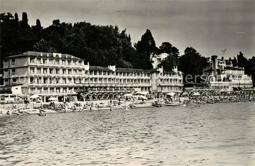 AK / Ansichtskarte Sotschi_Sochi Sanatorium Hotel Badestrand 