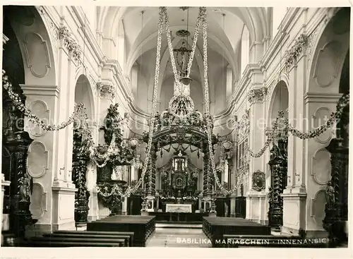 AK / Ansichtskarte Mariaschein_Tschechien Basilika Innenansicht Mariaschein Tschechien