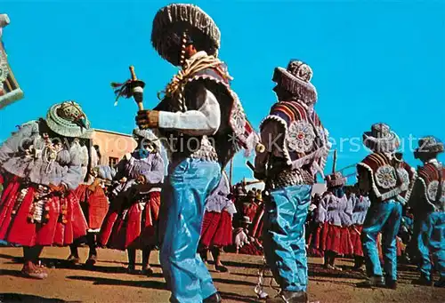 AK / Ansichtskarte Bolivien Baile tipico Llamerada Folkloretanz Bolivien