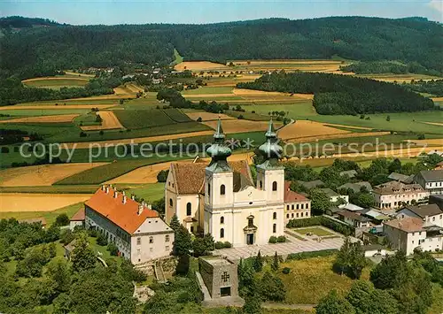 AK / Ansichtskarte Maria_Taferl Basilika zur Schmerzhaften Muttergottes Fliegeraufnahme Maria Taferl