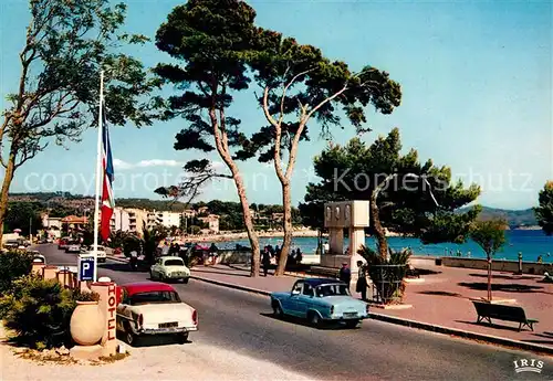 AK / Ansichtskarte La_Ciotat Le Boulevard Beau Rivage et le Monument aux Freres Lumiere La_Ciotat