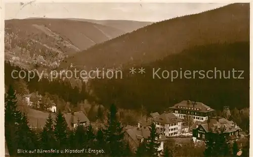 AK / Ansichtskarte Kipsdorf Blick auf B?renfels Kipsdorf