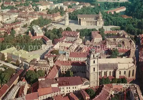 AK / Ansichtskarte Vilnius Senamiescio panorama Stadtzentrum Fliegeraufnahme Vilnius