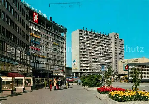 AK / Ansichtskarte Berlin Hochhaeuser am Zoo Breitscheidplatz Berlin