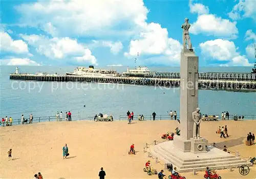 AK / Ansichtskarte Oostende_Ostende Vertrek van de Mailboot 